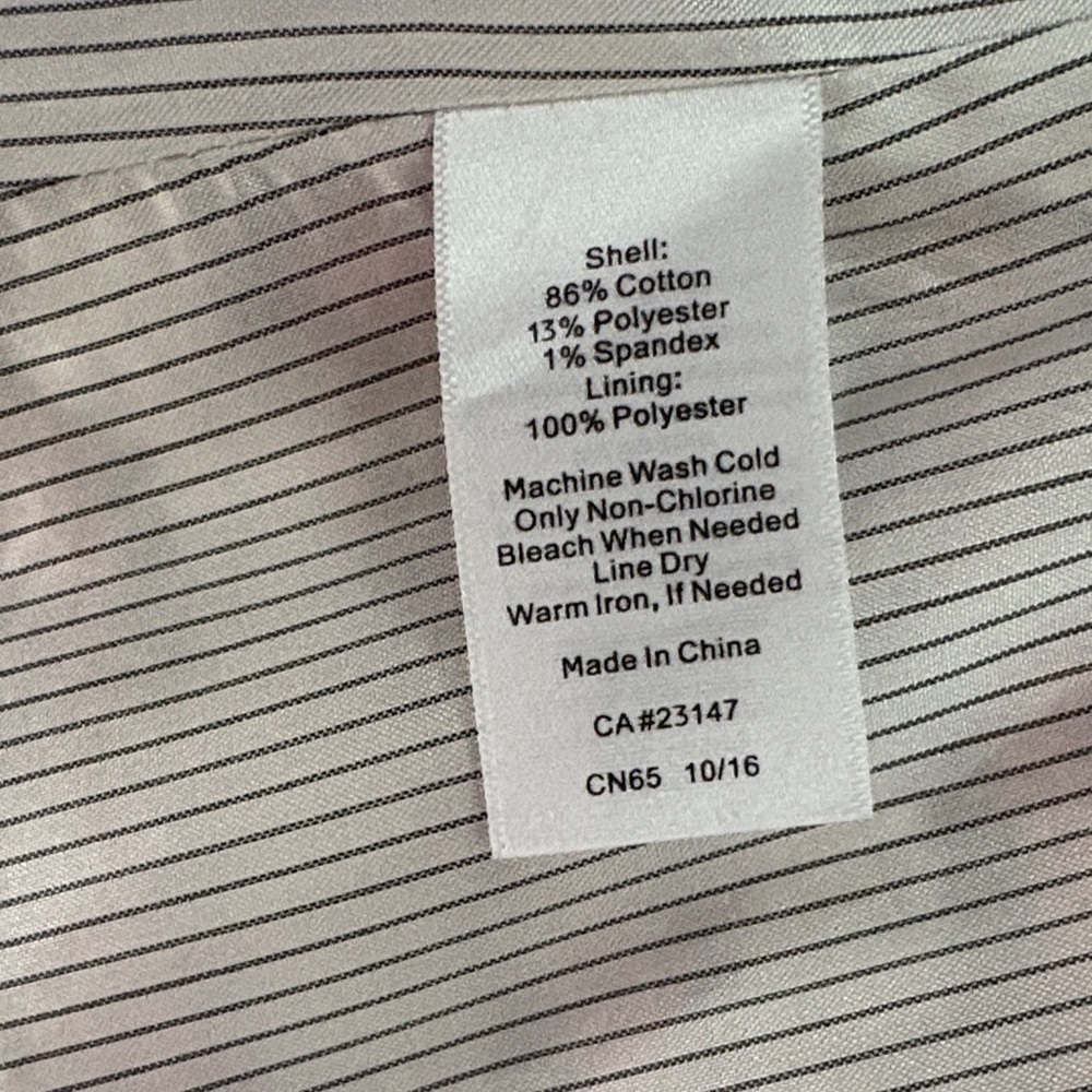 Talbots Pink and Black Striped Jacket - Picture 7 of 7